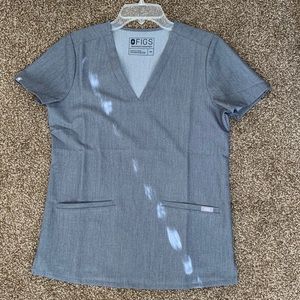 Figs scrubs set dark gray joggers pants with top